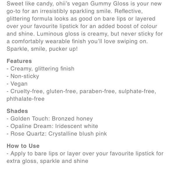 URBAN OUTFITTERS SPARKLE PUCKER UP GUMMY GLOSS - Picture 4 of 10